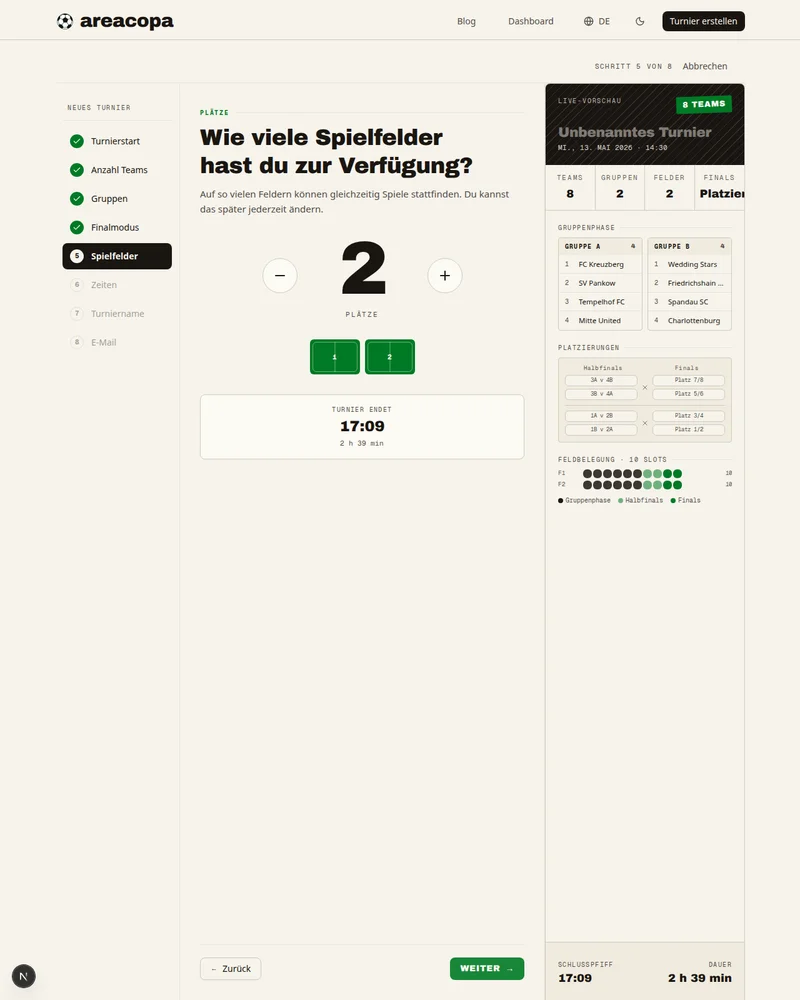 Wie viele Felder hast du?