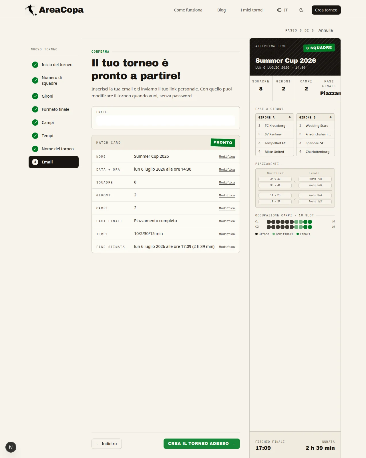 Email e via