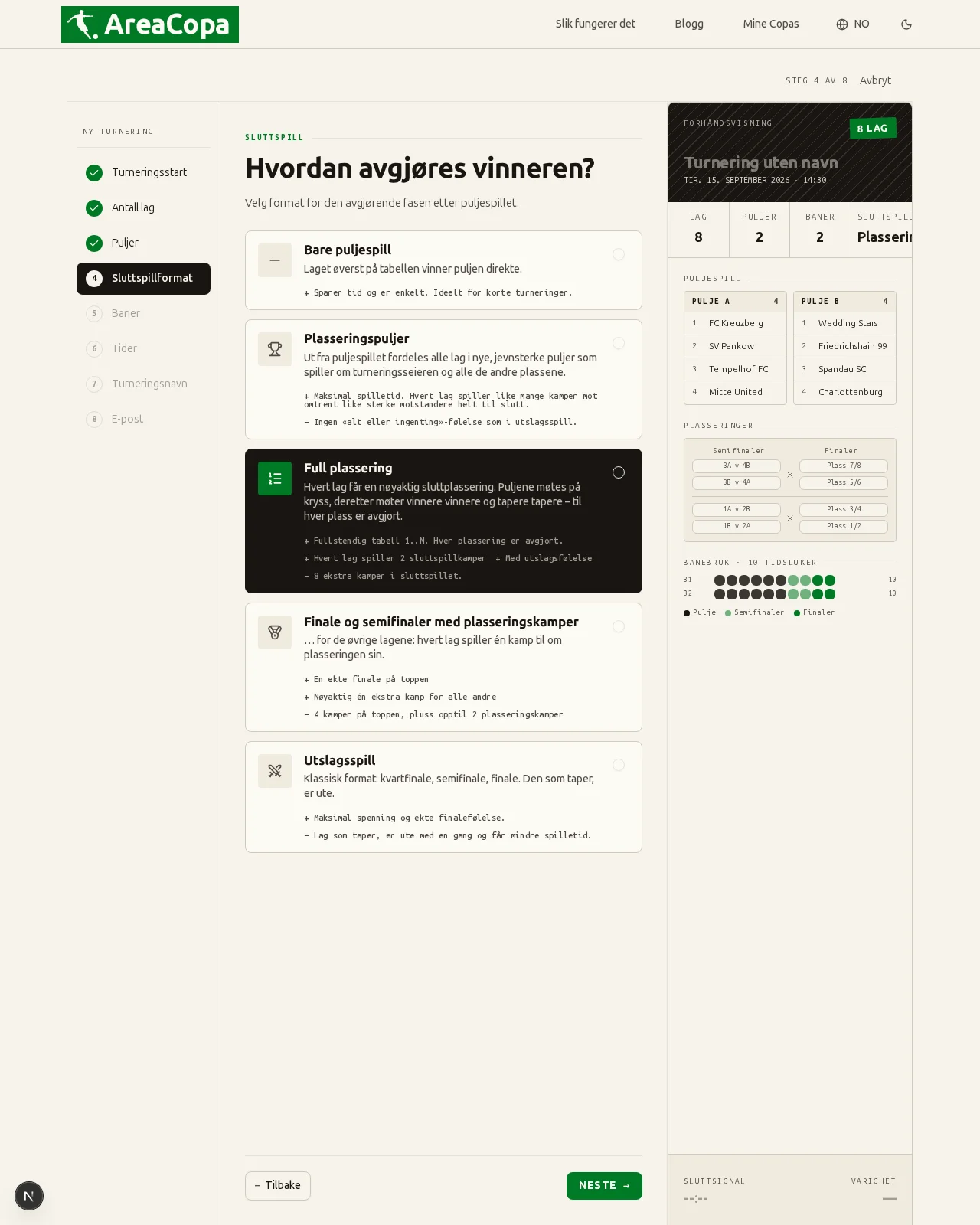 Hvordan avgjøres vinneren?