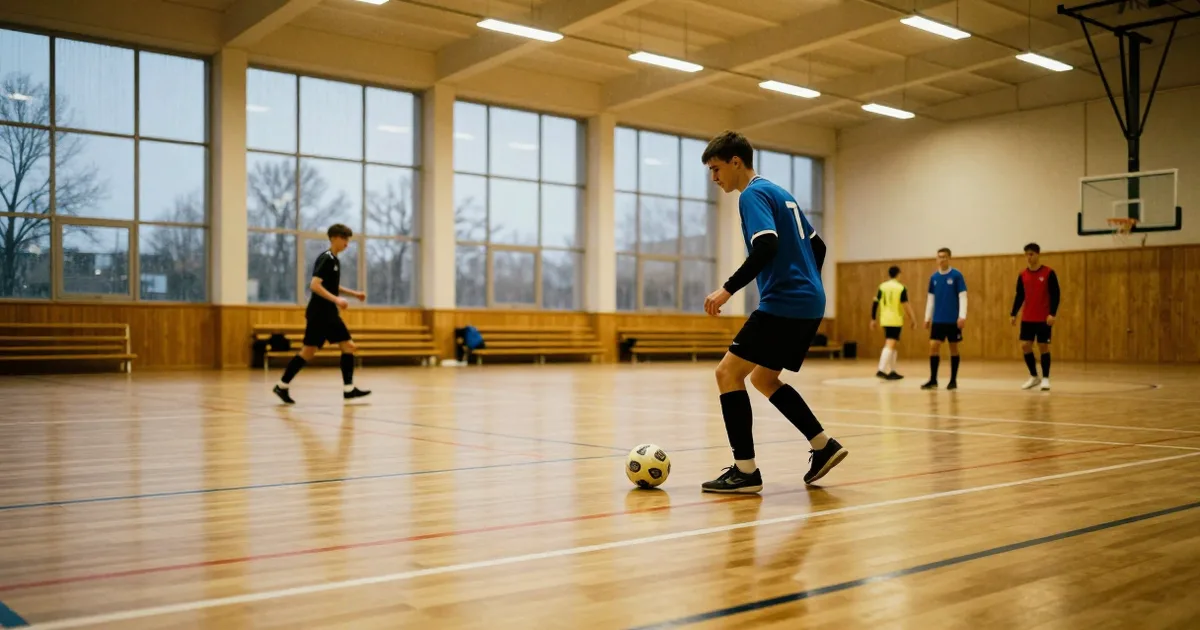 Turniej halowy futsal zimą: jak zorganizować rozgrywki dla 6 do 10 drużyn w 2 do 3 godziny